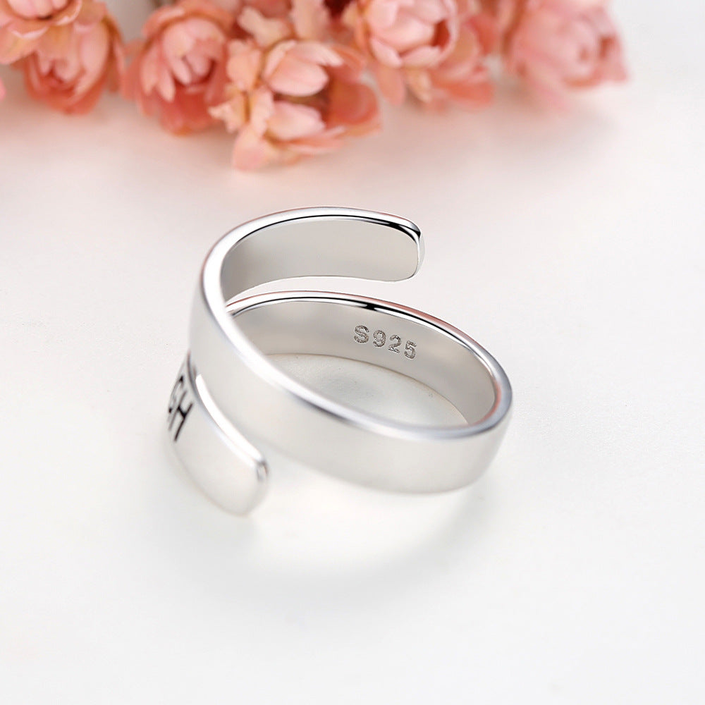 I am Enough ring